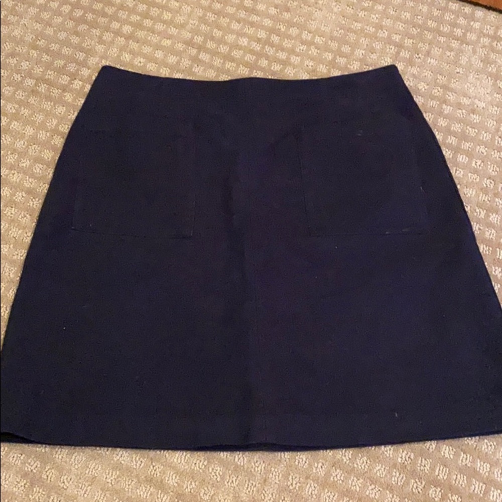 J Boden Navy Skirt